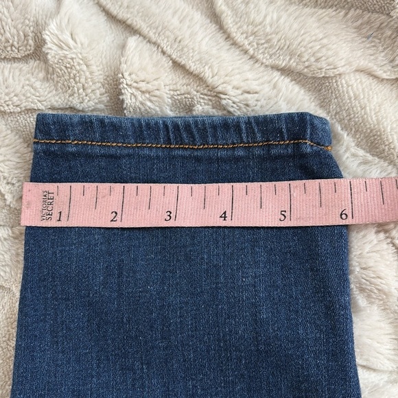 Blue Skinny Jeans with Distressed Knees - Picture 4 of 4